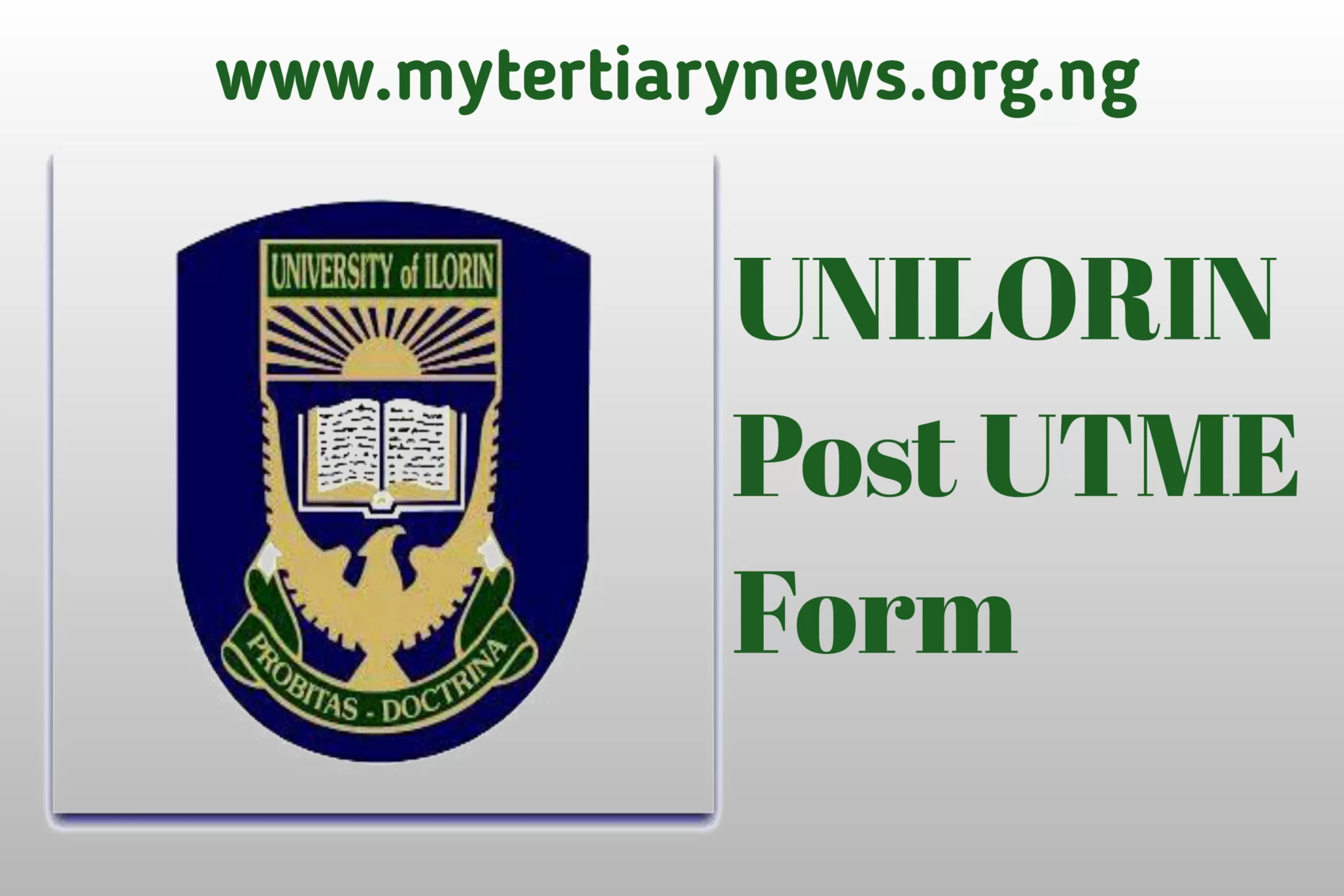 UNILORIN Image || UNILORIN Post UTME Form