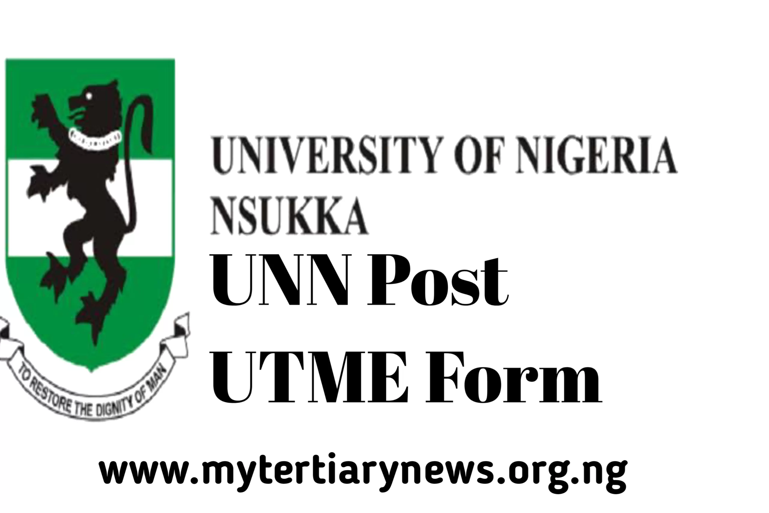 UNN Image || UNN Post UTME Form [Is Out]