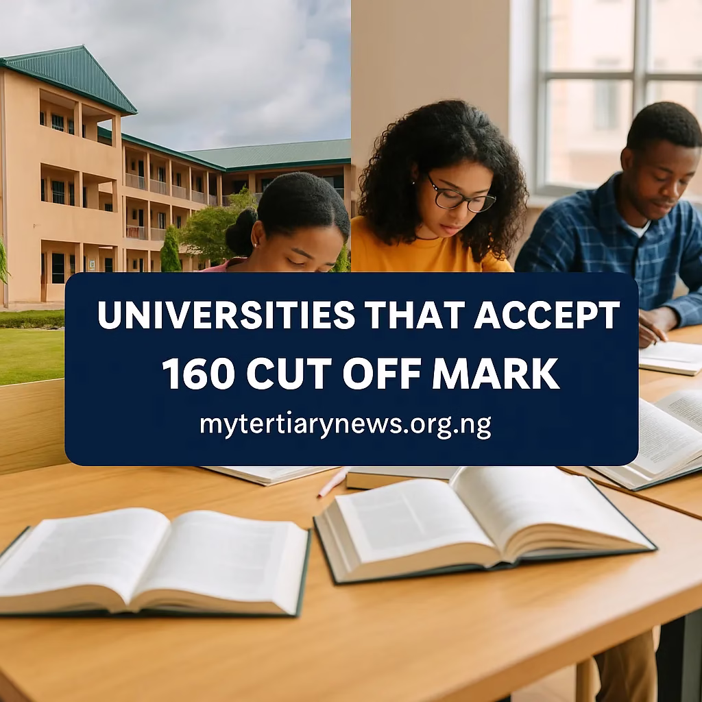 Universities That Accept 160 Cut Off Mark